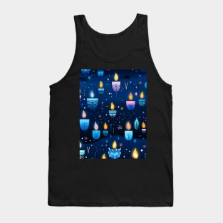 Radiant Menorah Lights - HAPPY HANUKAH Tank Top